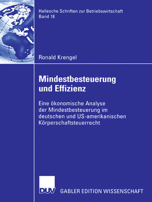 cover image of Mindestbesteuerung und Effizienz